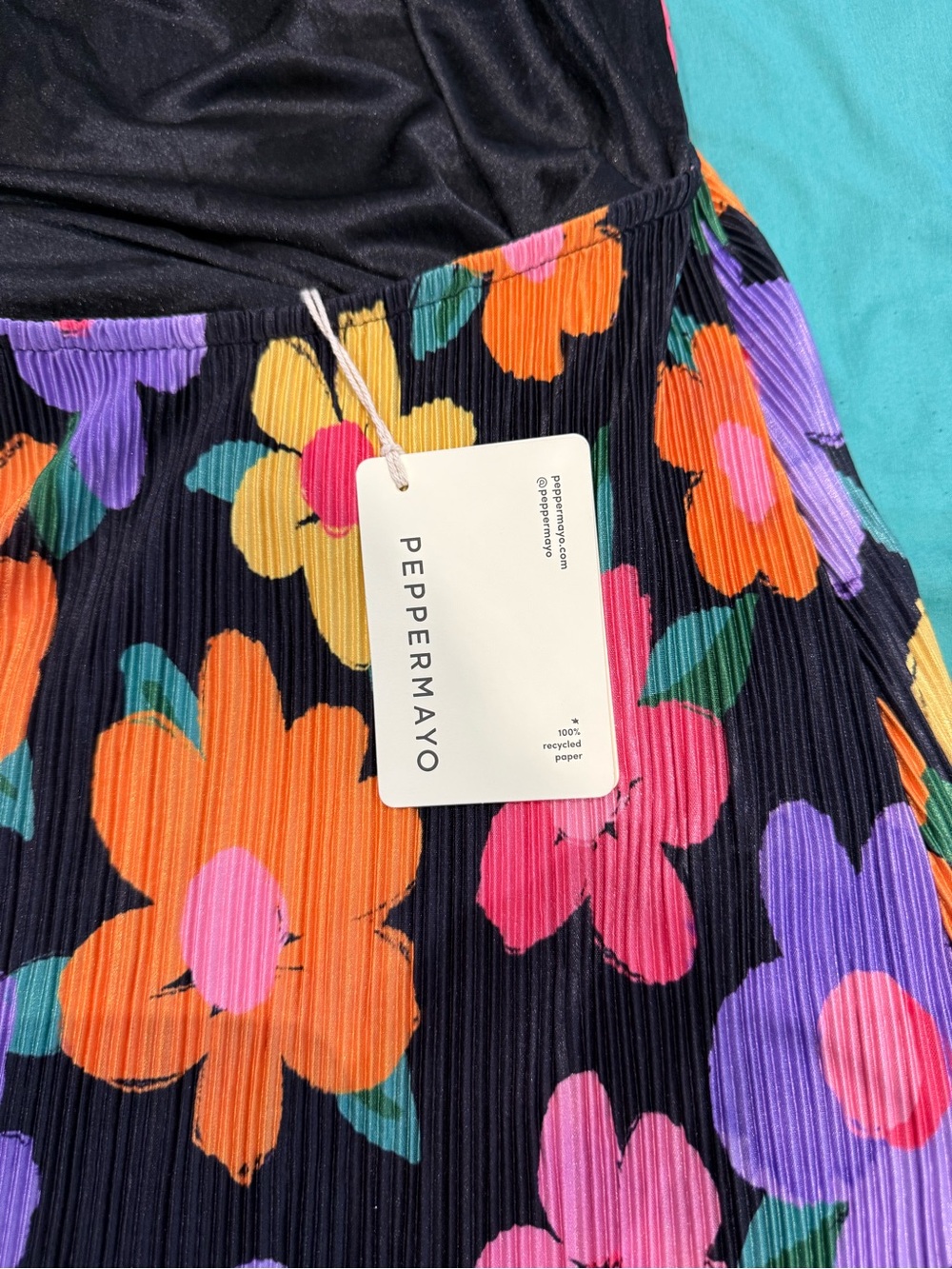 Peppermayo Love from Europe halter dress with Multicolor Floral Print - Picture 6 of 6